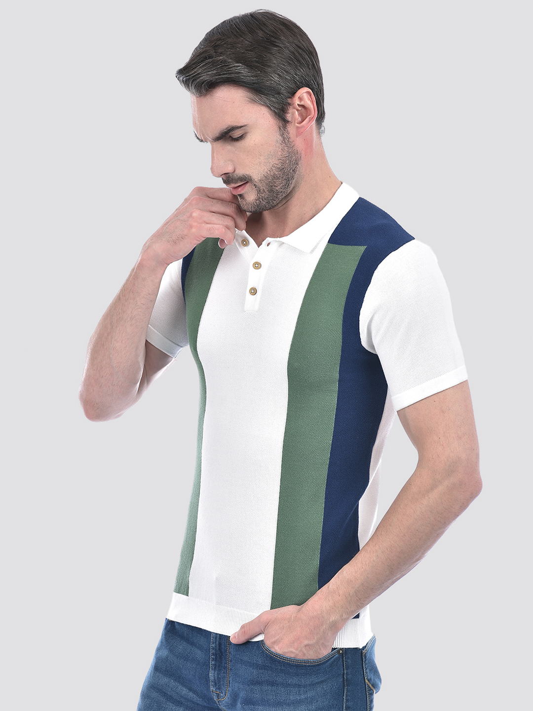 Numero Uno Men Color Block Multicolor T-Shirt